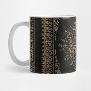 Elizabethan Style Gilded Book Cover Design Mug